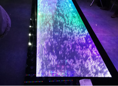 Led Bar Table Water Wall Bar Counter Shelf Furniture Illuminated Bar Table