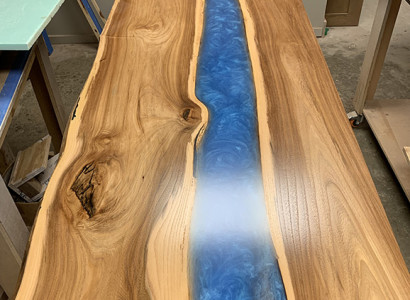 Dining table Tables epoxy resin epoxy Table waterfall real Wood solid Furniture