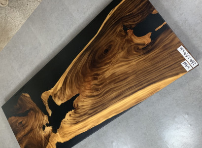 Table Dining table Tables epoxy resin epoxy real Wood solid Furniture waterfall