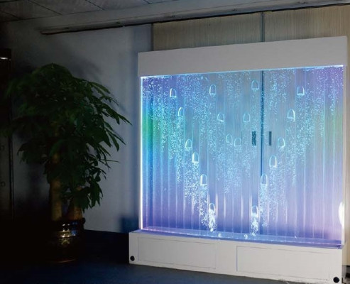 Unusual ideas club living room house water wall water wall led