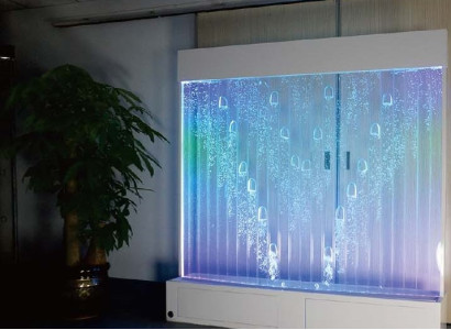 Unusual ideas club living room house water wall water wall led
