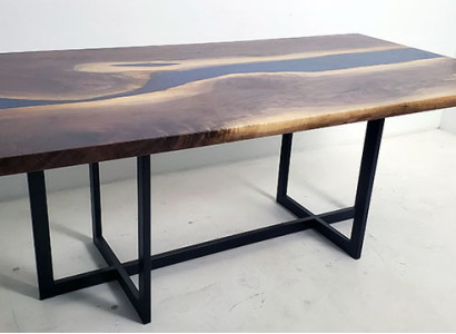 Dining table Design Table Resin Modern Tables Sea Ocean River Furniture 220x90 Epoxy