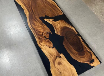 Conference table Dining table River Solid 262x101 Epoxy resin Tables
