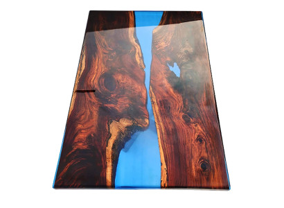 Tables Dining table Design Table Modern Sea River Furniture 200x90 Epoxy Resin Ocean