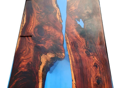 Tables Dining table Design Table Modern Sea River Furniture 200x90 Epoxy Resin Ocean