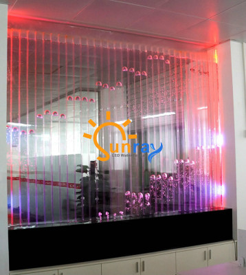 Wall panel with water bubbles LED water wall designer decorative water wall