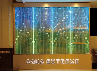 Partition Shelf Wardrobe Water Wall Column Walls LED 90x300 Water Walls Waterwall