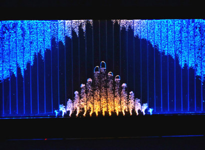 Modern Partition Water Walls LED Water Wall Decorative Illuminated Wall
