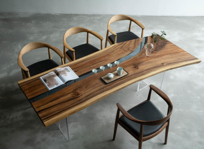 River Table Epoxy resin Coffee table Solid Tables 240x100 river table