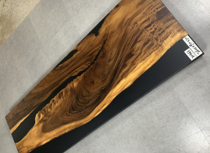 Epoxy resin Dining table River Table 260x90 new Real Wood Tables Solid