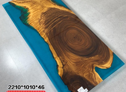 Dining table River Table Solid Tables 221x101 River table Epoxy resin Sea