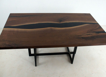 Solid oak wood table conference big xxl dining room kitchen tables