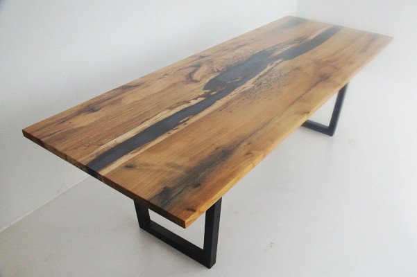Coffee table River Table Real Wood River Table Epoxy resin Solid Tables