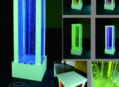 Water column 60x200cm water wall columns wall partition LED