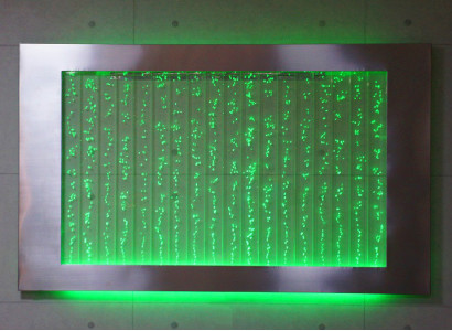 Wall panel with water bubbles LED water wall designer water picture