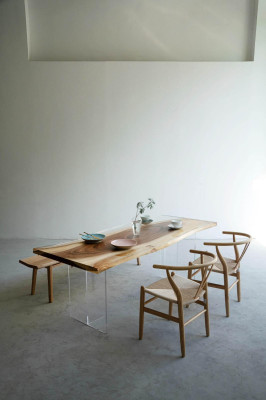 Tables Epoxy Resin Dining table Wood Solid Furniture Waterfall Epoxy Table