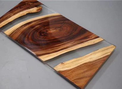 Epoxy resin Dining table River Table 200x90 new Real Wood Tables Solid