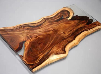 Epoxy resin Dining table River Table Real Wood Solid Tables 200x90