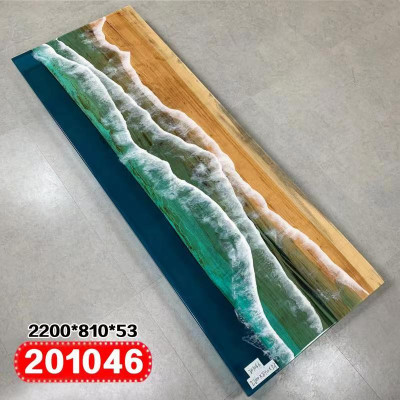 Dining table Design Table Modern Tables Sea Ocean River Epoxy Resin