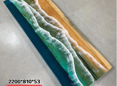 Dining table Design Table Modern Tables Sea Ocean River Epoxy Resin