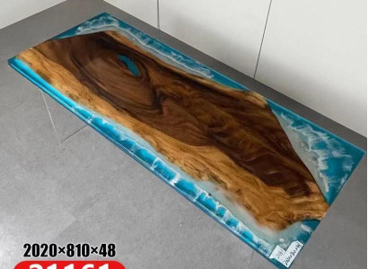 River table Dining table River Table Solid Tables 202x81 Epoxy resin Sea