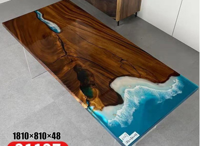Dining table River Table Real Wood River Table 181x81cm Solid Tables