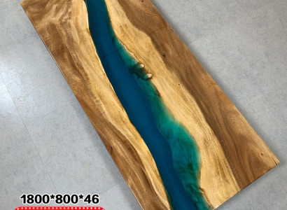 Modern Tables Dining table Design Table Resin Sea River Furniture 180x80