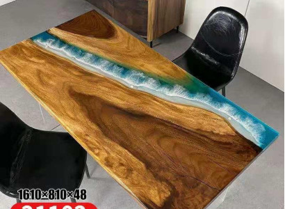 Tables Dining table Design Table Modern Sea River Furniture 161x81 Epoxy