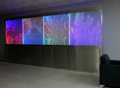 Modern Partition Water Walls LED Water Wall Illuminated Wall