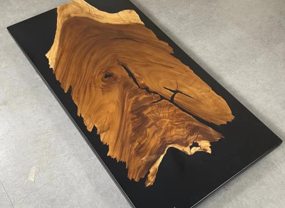 Epoxy resin Dining table River Table Solid Tables 160x81 River table new