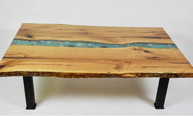 Side table Coffee table Epoxy Furniture Designer Table Epoxy resin Tables 120x70cm