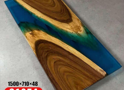 Luxury Furniture Dining table River Real wood River table Solid Epoxy resin Tables