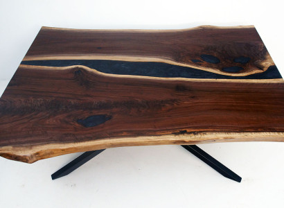 Epoxy resin custom made Table Epoxy Resin River Real Wood Price 1sqm Tables