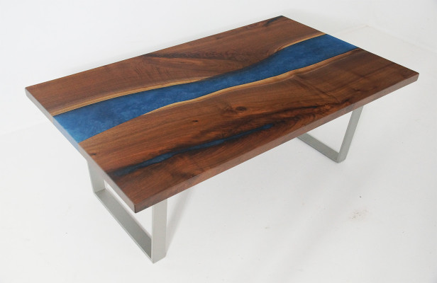 Epoxy custom made Table Epoxy resin River Real Wood Price 1sqm Tables Resin
