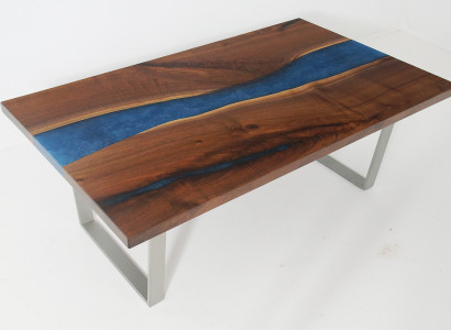 Epoxy custom made Table Epoxy resin River Real Wood Price 1sqm Tables Resin