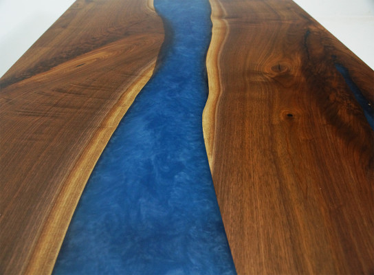 Epoxy custom made Table Epoxy resin River Real Wood Price 1sqm Tables Resin