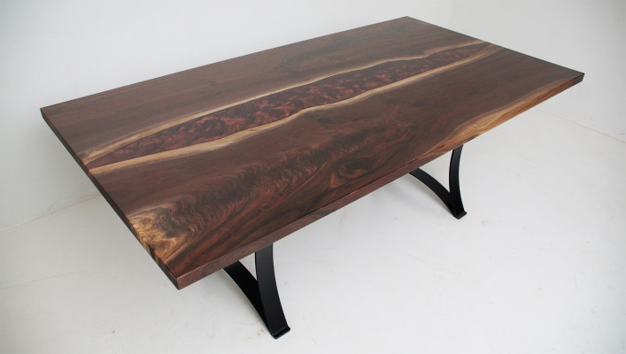 Custom Made Table Epoxy resin Epoxy Resin River Wood Real Price 1sqm Tables