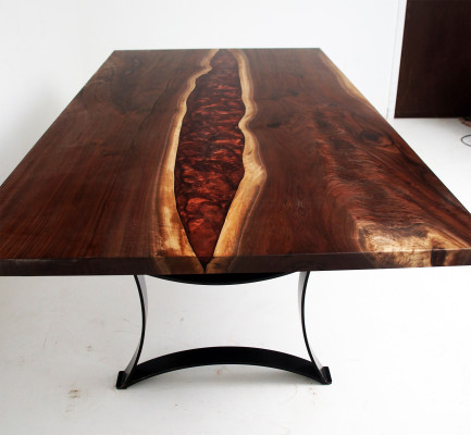 Custom Made Table Epoxy resin Epoxy Resin River Wood Real Price 1sqm Tables