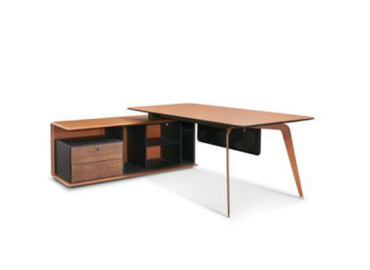 Office Work Room Group Set Armchair Table Complete Set Furniture 2pcs