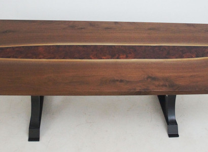 Waterfall Table Meeting Dining Tables Kitchen Table Epoxy Cast Resin 1sqm Price