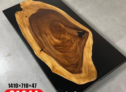 Luxury Dining table River Table Solid Tables 141*71 River table Real Wood