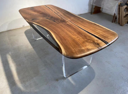 Coffee table River Table Real Wood Epoxy resin River Table Tables Solid