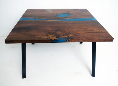 Coffee table River Table Real Wood River Table Solid Decorative Epoxy resin