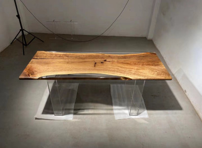 River Table Epoxy resin Coffee table Solid Tables 120x60 river table