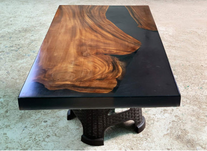 Coffee table River Table Solid Tables 100x60 river table real wood