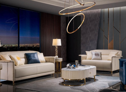 Living room designer sofa sofa set 3+2+1 seater leather sofa modern