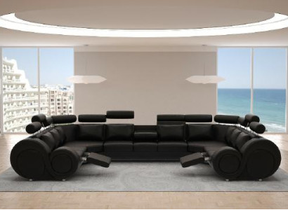 Designer Living landscape Corner sofa with USB Couch Sofa Upholstery Leather Sofa Sofas New