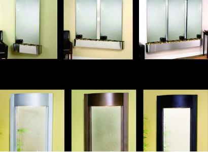 Decorative Modern Partition Water Walls LED Water Wall Illuminated Wall