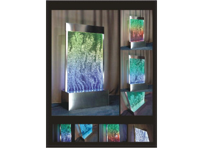 Wall Panel LED Water Wall Water Walls Water Bubbles Decorative Modern Wall