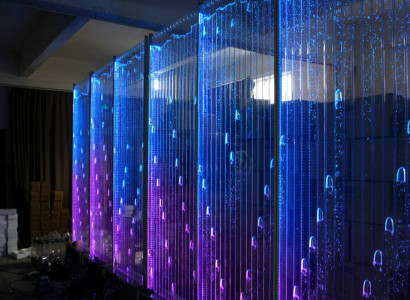 Modern Partition Decorative Water Walls LED Water Wall Illuminated Wall